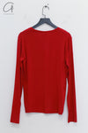 BASERANGE Classic Bamboo Fiber Bamboo Cotton Long Sleeve T-Shirt Series Collection Round Neck Bottoming Shirt France BAS-TOLS-BA-WI24-FUSHIA TOLS-BL-000 FUSHIA TOLS-BA-WI24